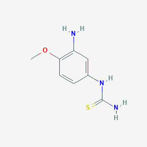 molecular formula C8H11N3OS B14357685 N-(3-Amino-4-methoxyphenyl)thiourea CAS No. 92682-24-1
