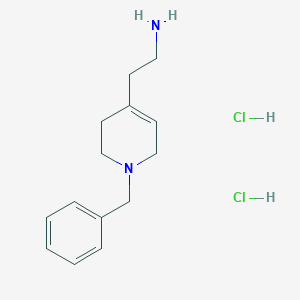 2-(1-Benzyl-3,6-dihydro-2H-pyridin-4-yl)ethanamine;dihydrochloride