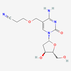 Cytidine, 5-[(2-cyanoethoxy)methyl]-2'-deoxy-