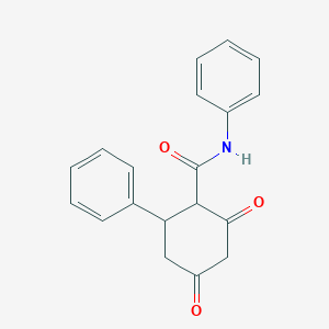 molecular formula C19H17NO3 B14357717 2,4-Dioxo-N,6-diphenylcyclohexane-1-carboxamide CAS No. 92510-36-6