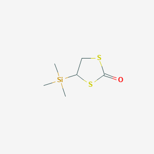 molecular formula C6H12OS2Si B14357772 4-(Trimethylsilyl)-1,3-dithiolan-2-one CAS No. 94719-18-3