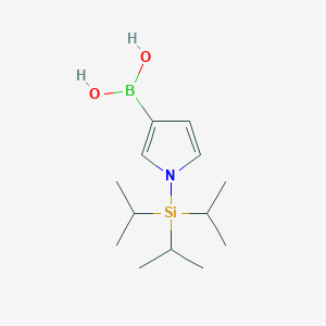 molecular formula C13H26BNO2Si B143578 1-(Triisopropylsilyl)pyrrole-3-boronic acid CAS No. 138900-55-7