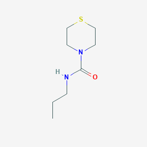 molecular formula C8H16N2OS B1435780 N-propylthiomorpholine-4-carboxamide CAS No. 1600129-98-3