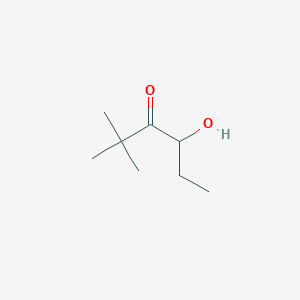 molecular formula C8H16O2 B14357855 4-Hydroxy-2,2-dimethylhexan-3-one CAS No. 92975-70-7