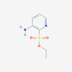 molecular formula C7H10N2O3S B1435787 Ethyl 3-aminopyridine-2-sulfonate CAS No. 2060045-47-6