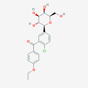 molecular formula C21H23ClO7 B1435791 Dapagliflozin Keto Impurity CAS No. 2169998-23-4