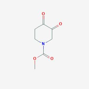 molecular formula C7H9NO4 B1435792 Methyl 3,4-dioxopiperidine-1-carboxylate CAS No. 2060029-54-9