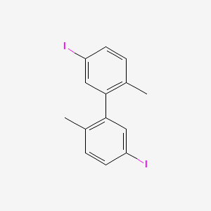 molecular formula C14H12I2 B1435808 5,5'-Diiodo-2,2'-dimethylbiphenyl CAS No. 1392203-19-8