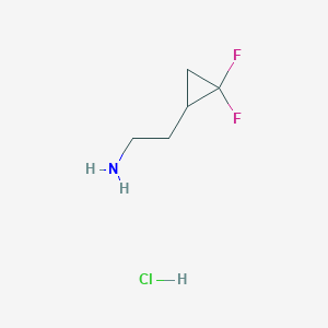 2-(2,2-Difluorocyclopropyl)ethan-1-amine hydrochloride