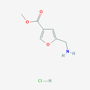 Methyl 5-(aminomethyl)furan-3-carboxylate hydrochloride