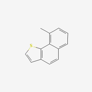 molecular formula C13H10S B14358145 Naphtho[1,2-b]thiophene, 9-methyl CAS No. 94058-79-4