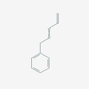 molecular formula C11H12 B14358232 (Penta-2,4-dien-1-yl)benzene CAS No. 91166-39-1
