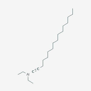 molecular formula C20H39Al B14358298 Diethyl(hexadec-1-YN-1-YL)alumane CAS No. 91889-21-3