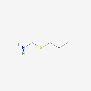 molecular formula C4H11NS B14358311 1-(Propylsulfanyl)methanamine CAS No. 90428-54-9