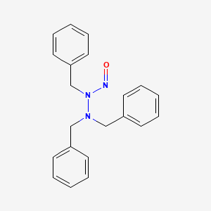 molecular formula C21H21N3O B14358392 N,N,N-Tribenzylnitrous hydrazide CAS No. 90985-18-5