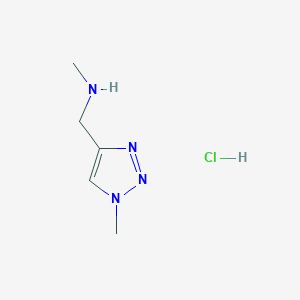 methyl[(1-methyl-1H-1,2,3-triazol-4-yl)methyl]amine hydrochloride