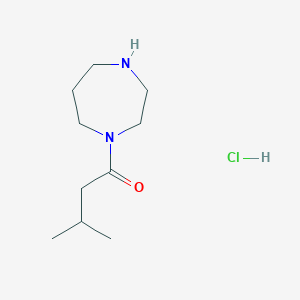 1-(1,4-Diazepan-1-yl)-3-methylbutan-1-one hydrochloride