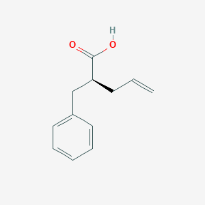 molecular formula C12H14O2 B14358482 (S)-2-Benzylpent-4-enoic acid CAS No. 93780-03-1