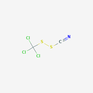 molecular formula C2Cl3NS2 B14358561 Trichloro(cyanodisulfanyl)methane CAS No. 90993-60-5