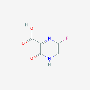 molecular formula C5H3FN2O3 B1435862 6-Fluoro-3-hydroxypyrazine-2-carboxylic acid CAS No. 1079990-21-8