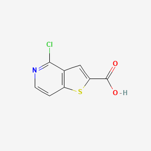 molecular formula C8H4ClNO2S B1435867 4-Chlorothieno[3,2-c]pyridine-2-carboxylic acid CAS No. 1360891-68-4