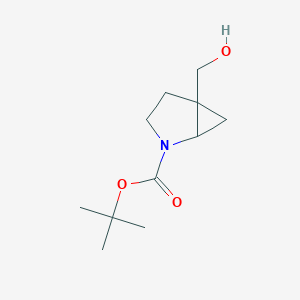 molecular formula C11H19NO3 B1435869 Tert-butyl 5-(hydroxymethyl)-2-azabicyclo[3.1.0]hexane-2-carboxylate CAS No. 1630855-19-4