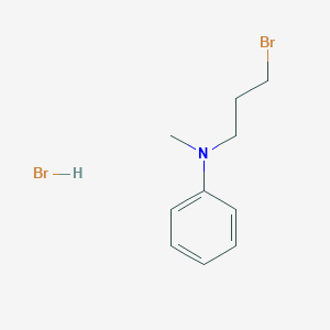 molecular formula C10H15Br2N B1435873 N-(3-bromopropyl)-N-methylaniline hydrobromide CAS No. 1909309-57-4