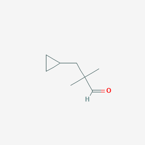 3-Cyclopropyl-2,2-dimethylpropanal