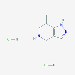 7-methyl-2H,4H,5H,6H,7H-pyrazolo[4,3-c]pyridine dihydrochloride