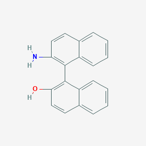 molecular formula C20H15NO B143589 1-(2-Aminonaphthalen-1-yl)naphthalen-2-ol CAS No. 137848-28-3
