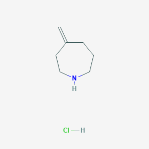 molecular formula C7H14ClN B1435891 4-Methylideneazepane hydrochloride CAS No. 92302-84-6
