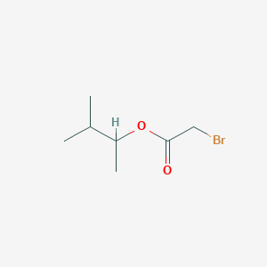 molecular formula C7H13BrO2 B14358936 Acetic acid, bromo, 1,2-dimethylpropyl ester CAS No. 90380-57-7