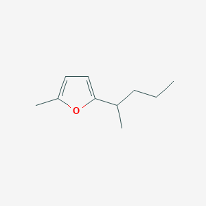molecular formula C10H16O B14358977 2-Methyl-5-(pentan-2-yl)furan CAS No. 94922-72-2