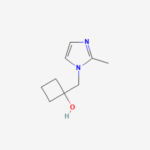 1-[(2-methyl-1H-imidazol-1-yl)methyl]cyclobutan-1-ol