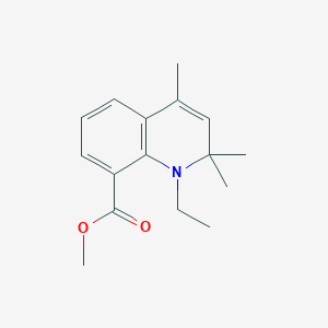 molecular formula C16H21NO2 B1435923 Methyl 1-ethyl-2,2,4-trimethyl-1,2-dihydroquinoline-8-carboxylate CAS No. 2173116-87-3