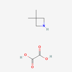 molecular formula C7H13NO4 B1435927 3,3-Dimethylazetidine oxalate CAS No. 2097924-40-6