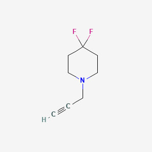 molecular formula C8H11F2N B1435929 4,4-Difluoro-1-(prop-2-yn-1-yl)piperidine CAS No. 1852654-99-9