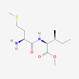 molecular formula C12H24N2O3S B1435930 Methyl l-methionyl-l-isoleucinate CAS No. 1544771-21-2