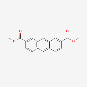molecular formula C18H14O4 B14359301 Dimethyl anthracene-2,7-dicarboxylate CAS No. 90287-28-8