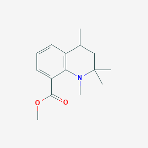 molecular formula C15H21NO2 B1435931 Methyl 1,2,2,4-tetramethyl-1,2,3,4-tetrahydroquinoline-8-carboxylate CAS No. 2173090-87-2