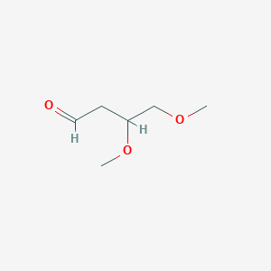 molecular formula C6H12O3 B14359327 3,4-Dimethoxybutanal CAS No. 94536-95-5