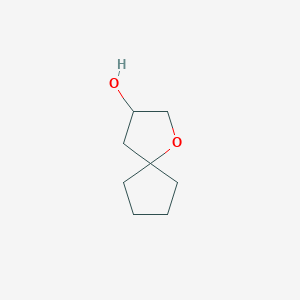 molecular formula C8H14O2 B1435939 1-Oxaspiro[4.4]nonan-3-ol CAS No. 1331825-49-0