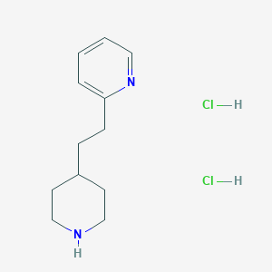 molecular formula C12H20Cl2N2 B1435945 2-(2-(Piperidin-4-yl)ethyl)pyridine dihydrochloride CAS No. 2098074-01-0