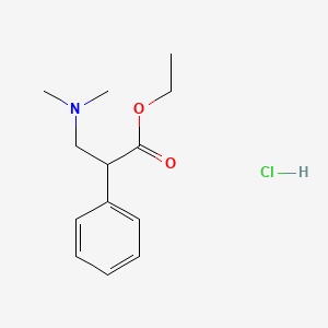 molecular formula C13H20ClNO2 B1435948 Tilidine Impurity D Hydrochloride CAS No. 24811-92-5