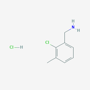 molecular formula C8H11Cl2N B1435949 2-Chloro-3-methylbenzyl amine HCl CAS No. 2055841-68-2