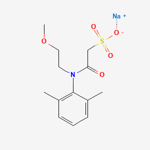 molecular formula C13H18NNaO5S B1435956 DimethachlorEthaneSulfonicAcidSodiumSalt CAS No. 1231710-75-0