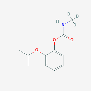 molecular formula C11H15NO3 B1435957 丙氧浦D3（N-甲基D3） CAS No. 1219798-56-7