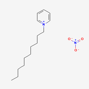 molecular formula C15H26N2O3 B14359611 1-Decylpyridin-1-ium nitrate CAS No. 90265-05-7
