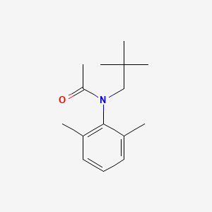 molecular formula C15H23NO B14359636 N-(2,6-Dimethylphenyl)-N-(2,2-dimethylpropyl)acetamide CAS No. 93105-08-9