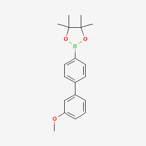 molecular formula C19H23BO3 B1435975 3'-甲氧基联苯-4-硼酸二甲缩醛酯 CAS No. 1565857-83-1